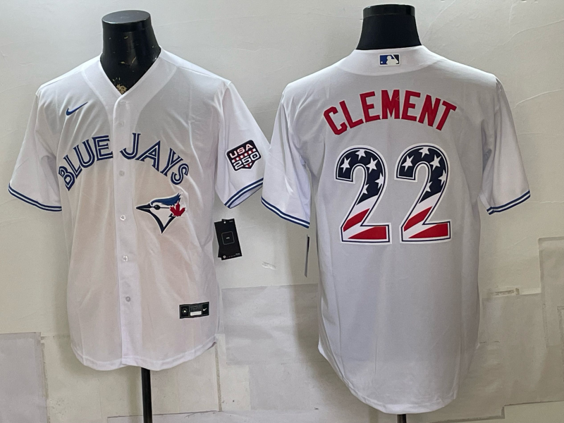 Men 2026 Toronto Blue Jays  #22 Clement white Game Nike MLB Jersey 0719003->toronto blue jays->MLB Jersey